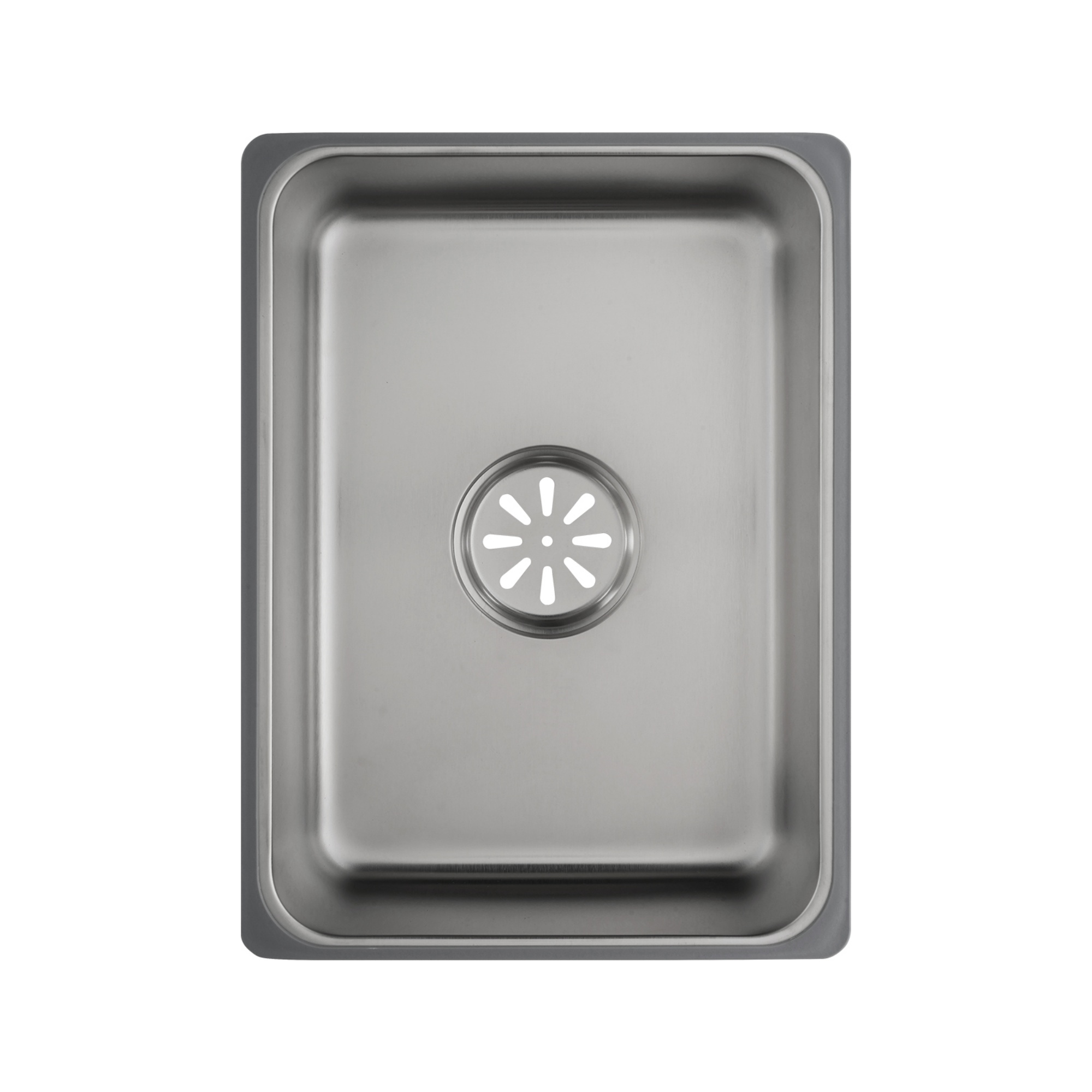 Stainless Steel Single Bowl Counter Top Control Kitchen Sink Smart Drainage Detachable Colander Satin Brush/Dark Grey/Yellow Gold