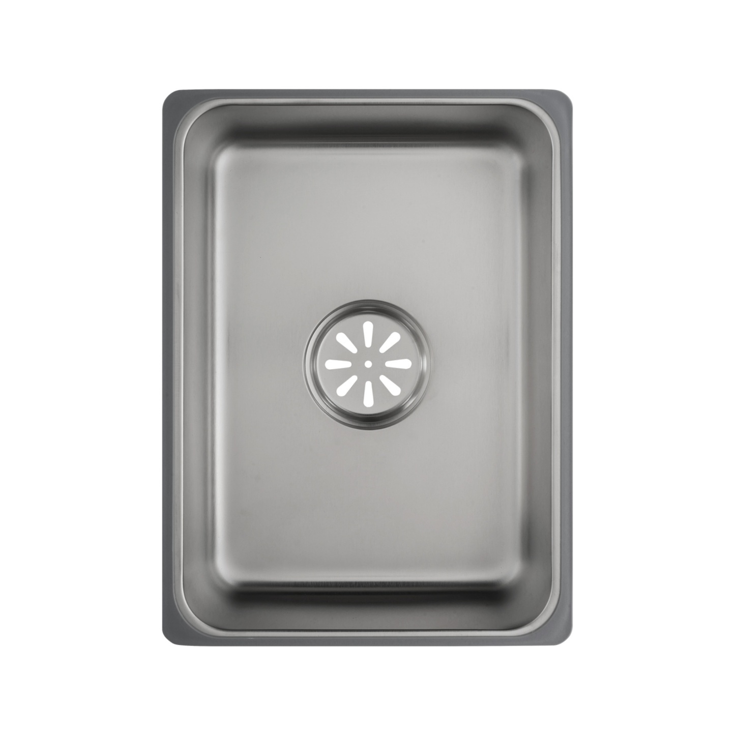 Stainless Steel Single Bowl Counter Top Control Kitchen Sink Smart Drainage Detachable Colander Satin Brush/Dark Grey/Yellow Gold