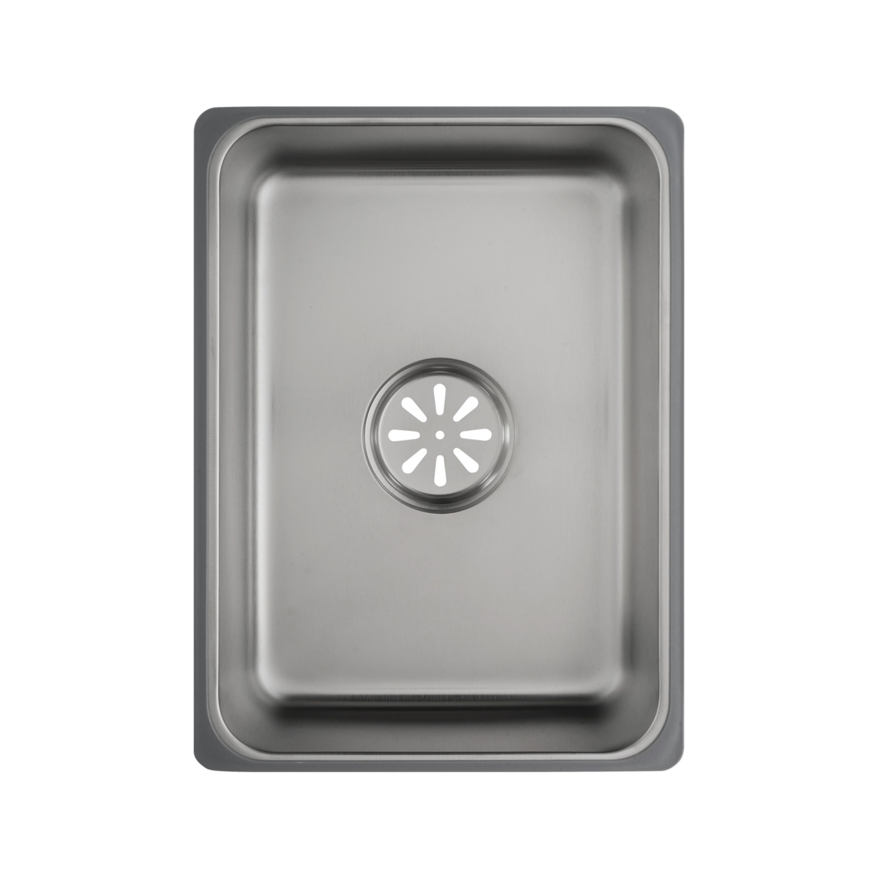 Stainless Steel Single Bowl Counter Top Control Kitchen Sink Smart Drainage Detachable Colander Satin Brush/Dark Grey/Yellow Gold