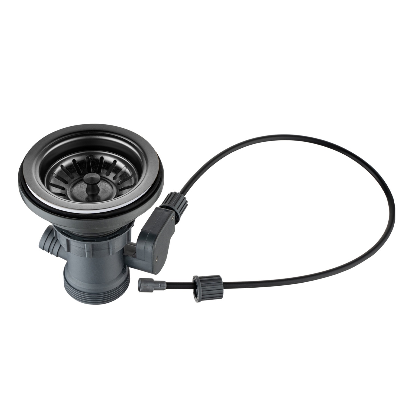 Stainless Steel Single Bowl Counter Top Control Kitchen Sink Smart Drainage Detachable Colander Satin Brush/Dark Grey/Yellow Gold