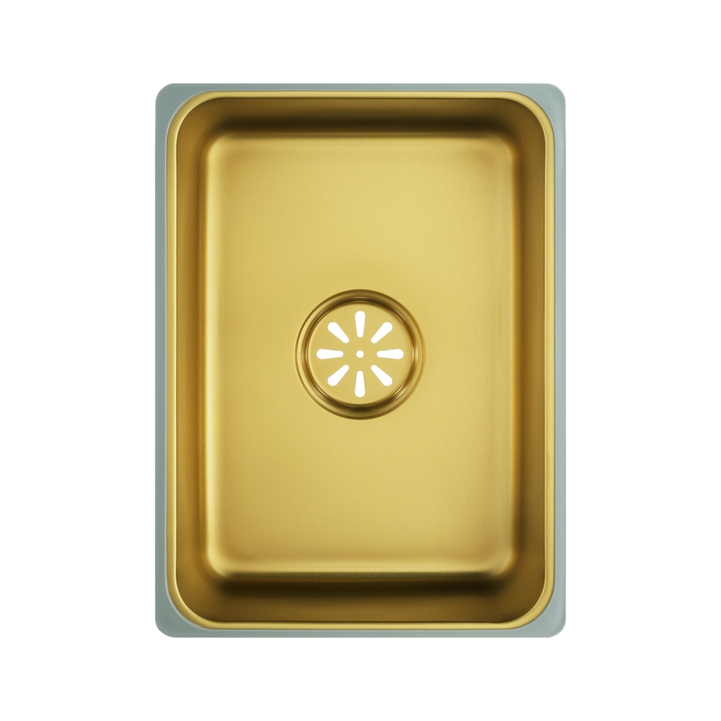 Stainless Steel Single Bowl Counter Top Control Kitchen Sink Smart Drainage Detachable Colander Satin Brush/Dark Grey/Yellow Gold