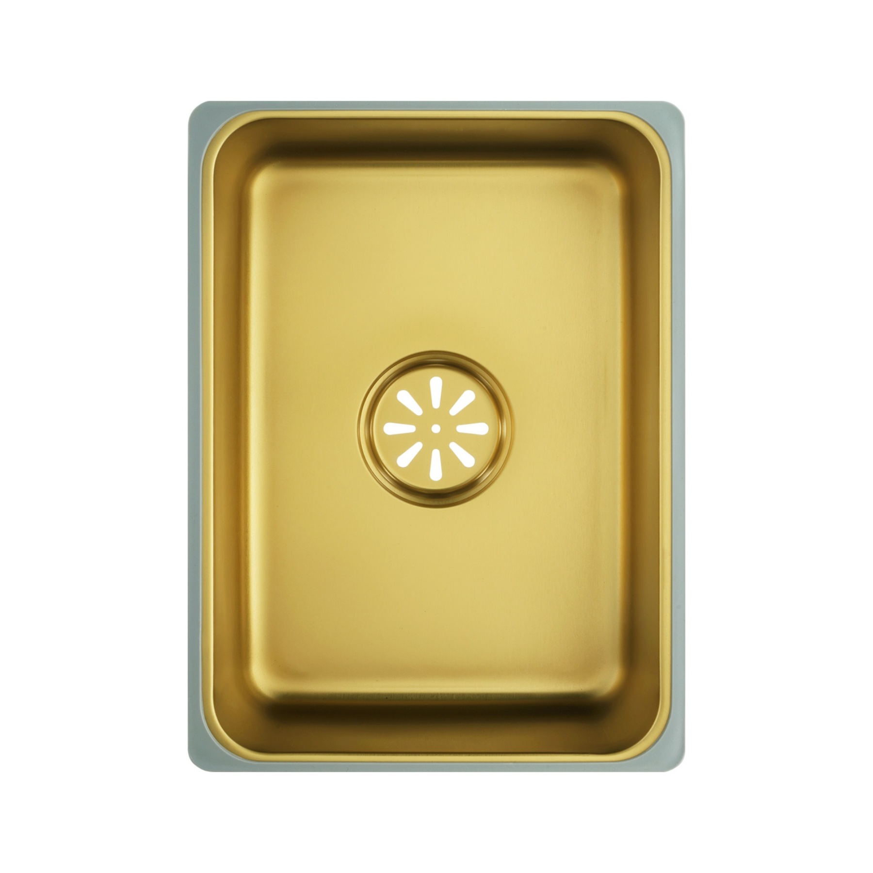 Stainless Steel Single Bowl Counter Top Control Kitchen Sink Smart Drainage Detachable Colander Satin Brush/Dark Grey/Yellow Gold