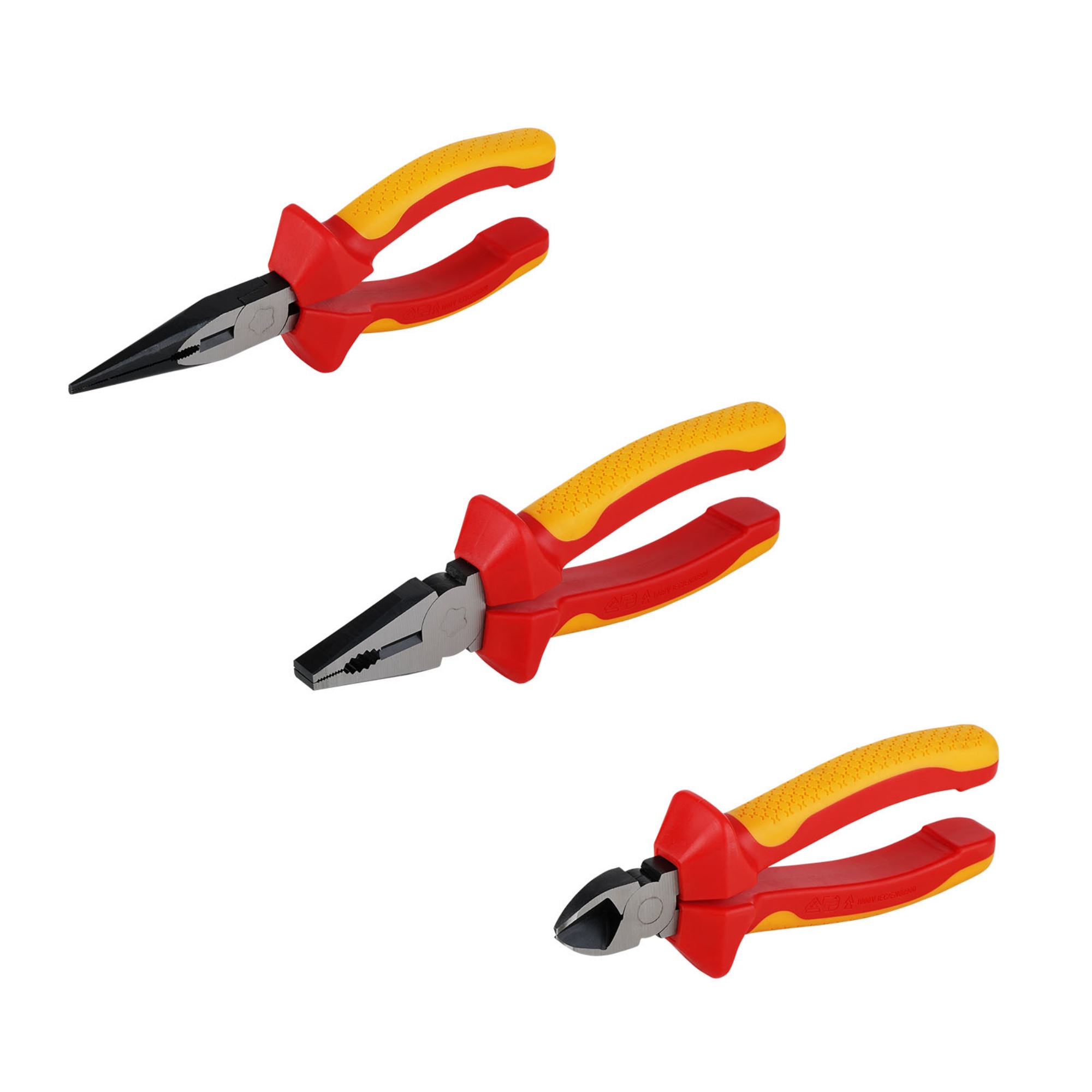 7PCs Insulated Electrician Tools Set Portable Linesman Pliers Screwdrivers Hand Tools Kit 1000V Vde