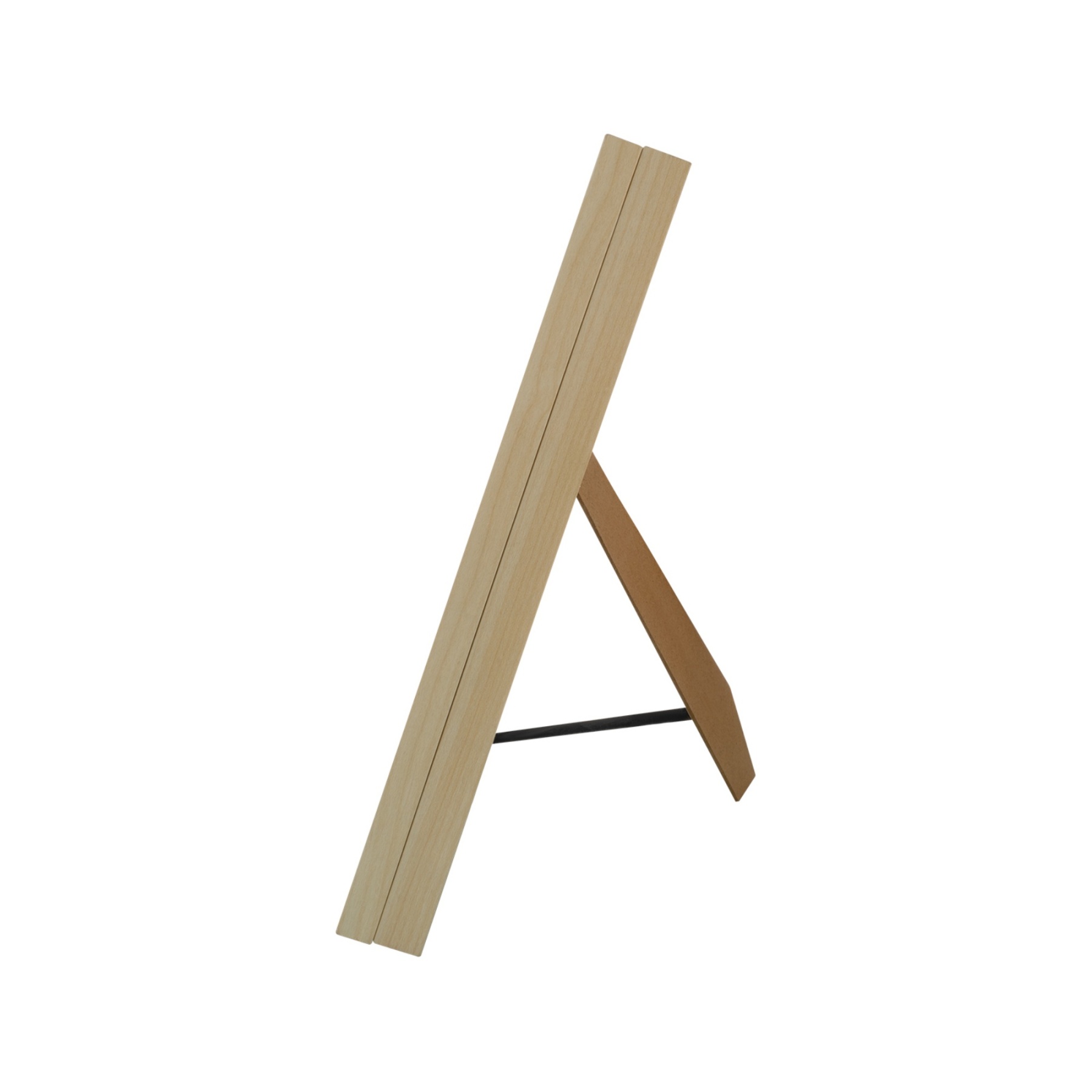 A4 2PCs Wooden Kids Artwork Frames Children Art Projects Display Frames Black / Light Timber / White