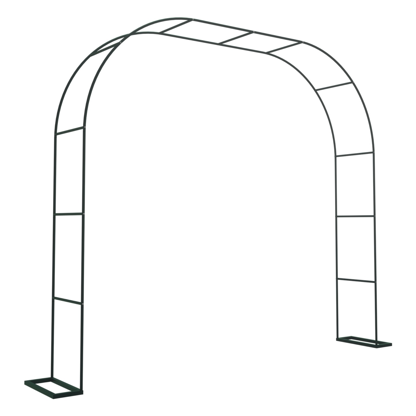 Garden Arch Wedding Party Balloon Decoration Archway Climbing Flower Plants Arbour Vine Stand Trellis White/Black/Dark Green