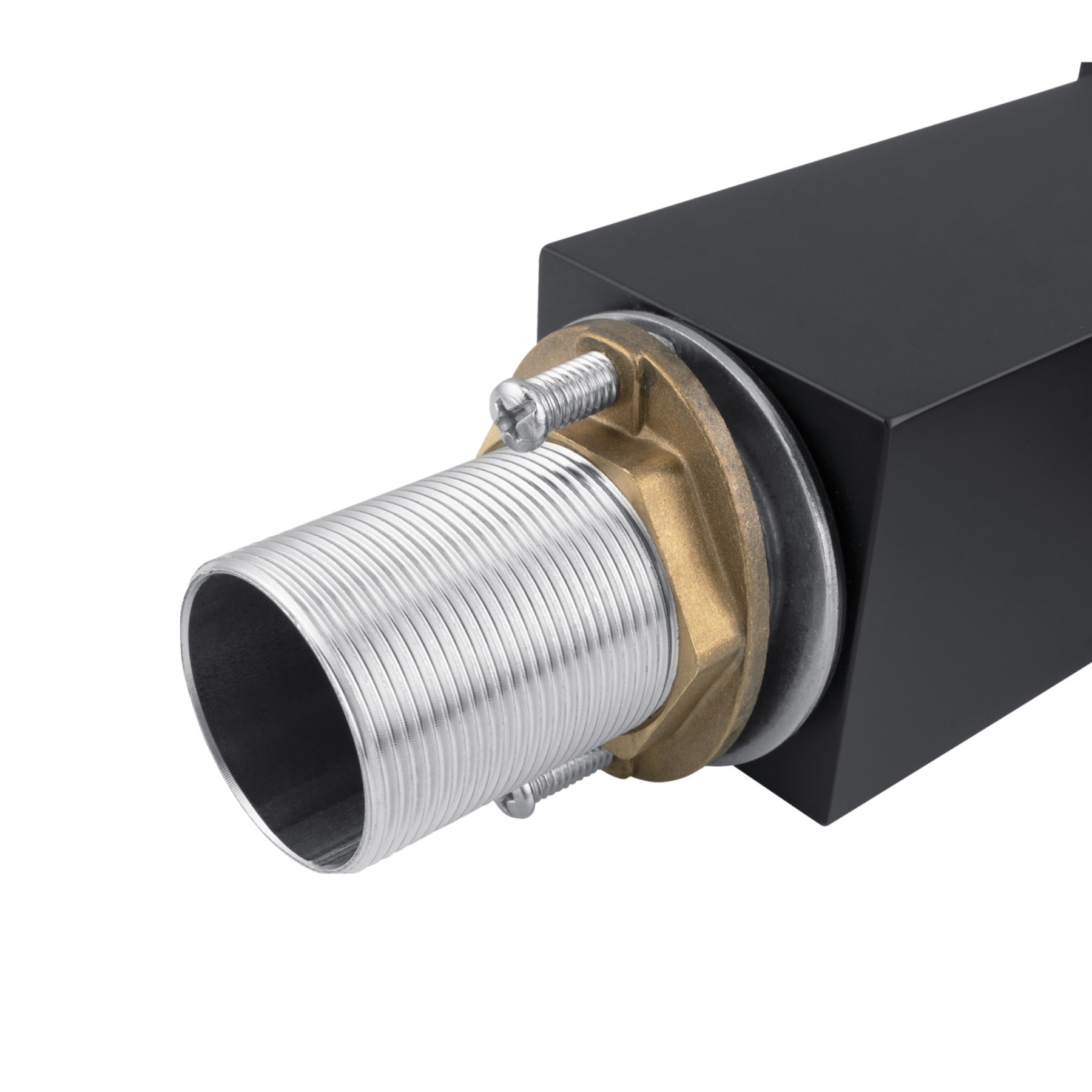 Square Brass Bathroom Basin Mixer Tap Laundry Sink Waterfall Spout Vanity Faucet Chrome/Black