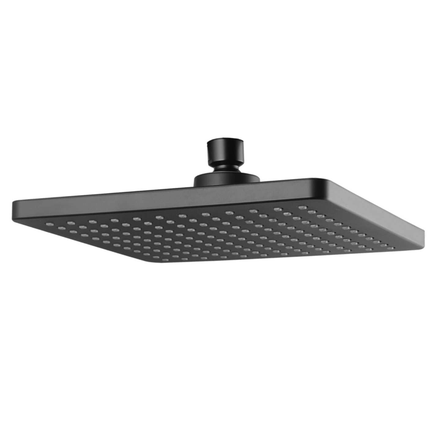 8'' 200mm Matte Black Square Shower Head ABS Plastic Rainfall Bathroom Shower Head Rose