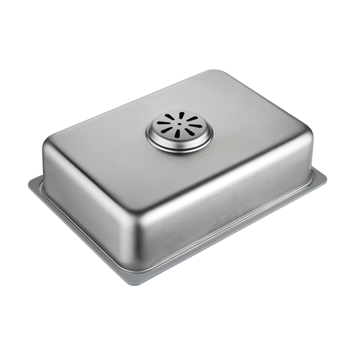 Stainless Steel Single Bowl Counter Top Control Kitchen Sink Smart Drainage Detachable Colander Satin Brush/Dark Grey/Yellow Gold