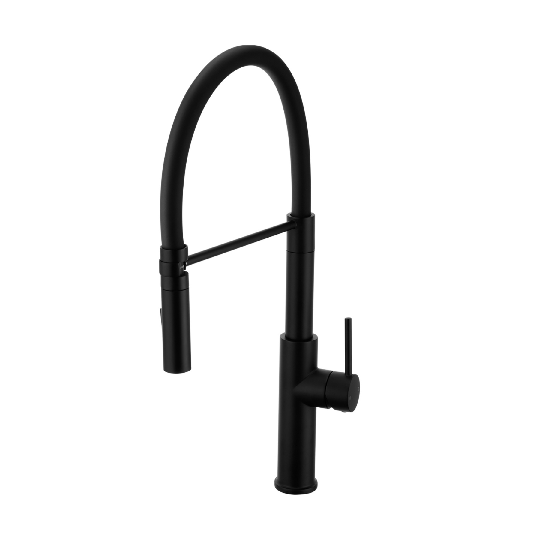 360° Swivel Pull-Out Kitchen Sink Mixer Tap 2 Function Laundry Basin Spout Faucet Chrome/Matte Black