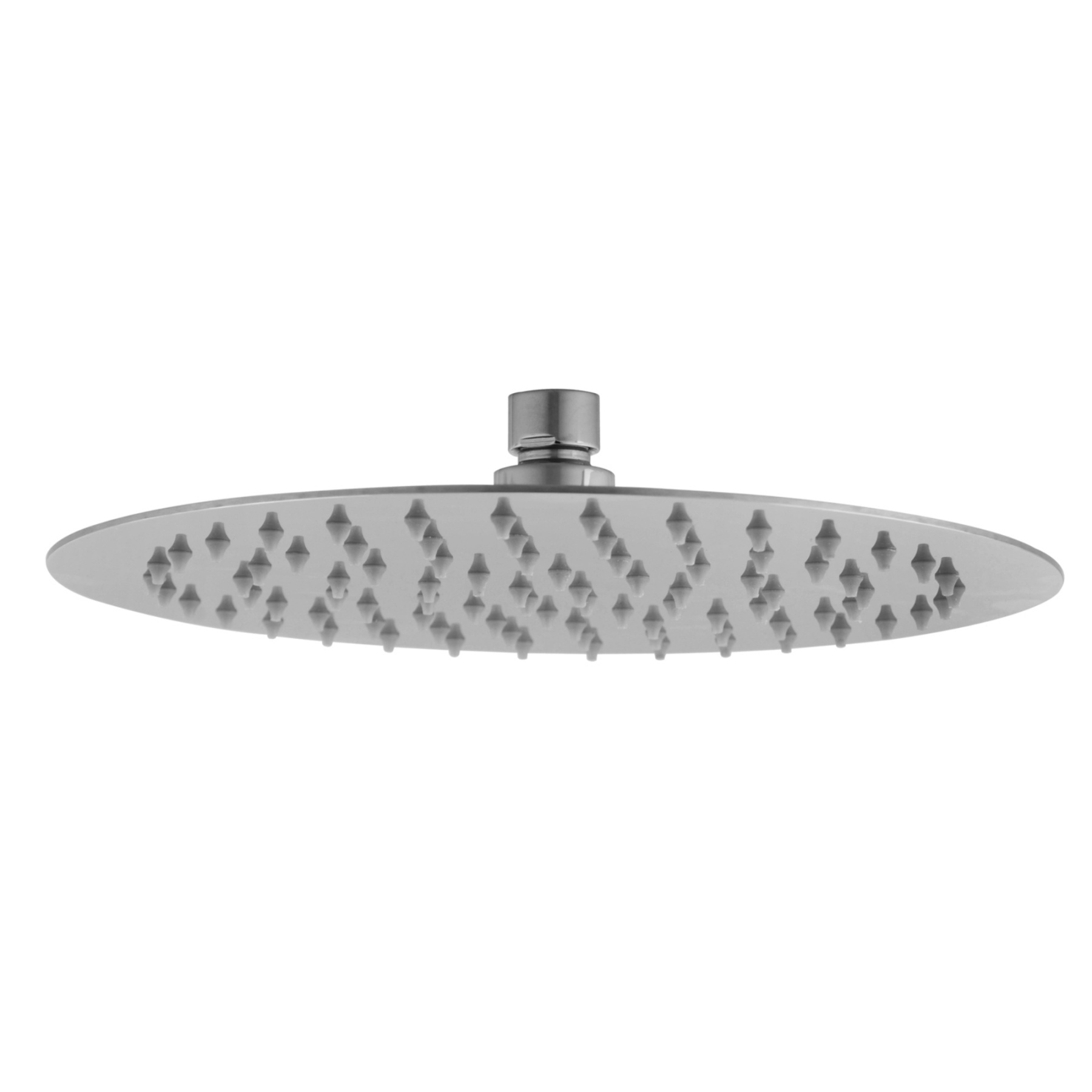 10'' 250mm Round Stainless Steel Super Thin Overhead Shower Head Bathroom Swivel Rainfall Shower Rose Chrome/Black