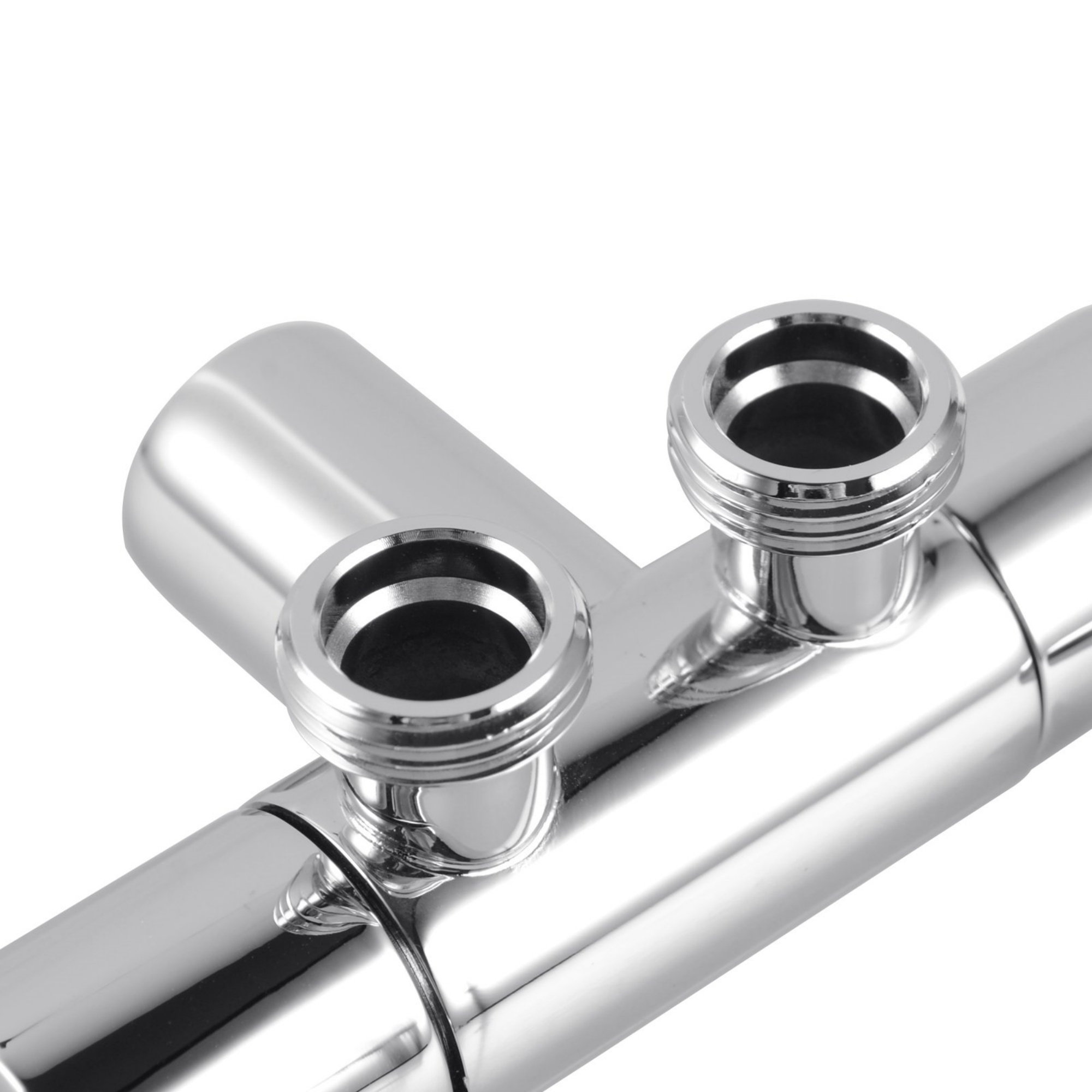 Brass Wall Mounted Dual Water Flow Control Bathroom Toilet Bidet Cistern Valve Stop Adapter Chrome/Black