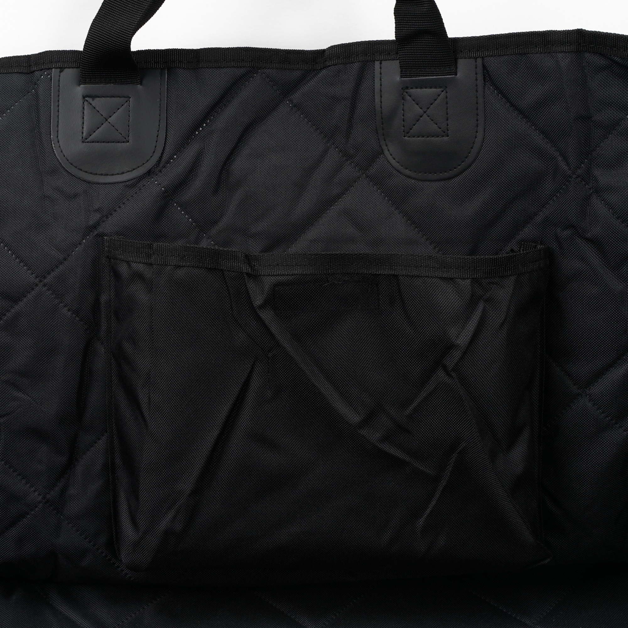 Large Water Proof Hard Bottom Pet Car Back Seat Cover Extendable Dog Cat Protector Mat Black/Grey