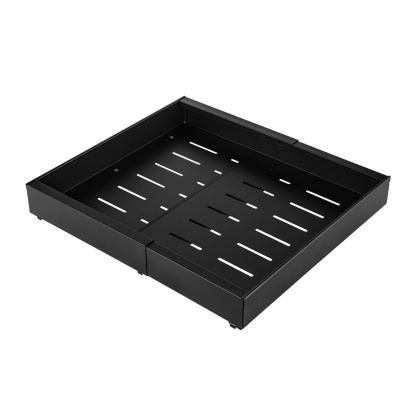 31-52cm Pull-Out Extendable Steel Cabinet Tray Kitchen Slide Drawer Organizer Rack Holder Storage Shelf