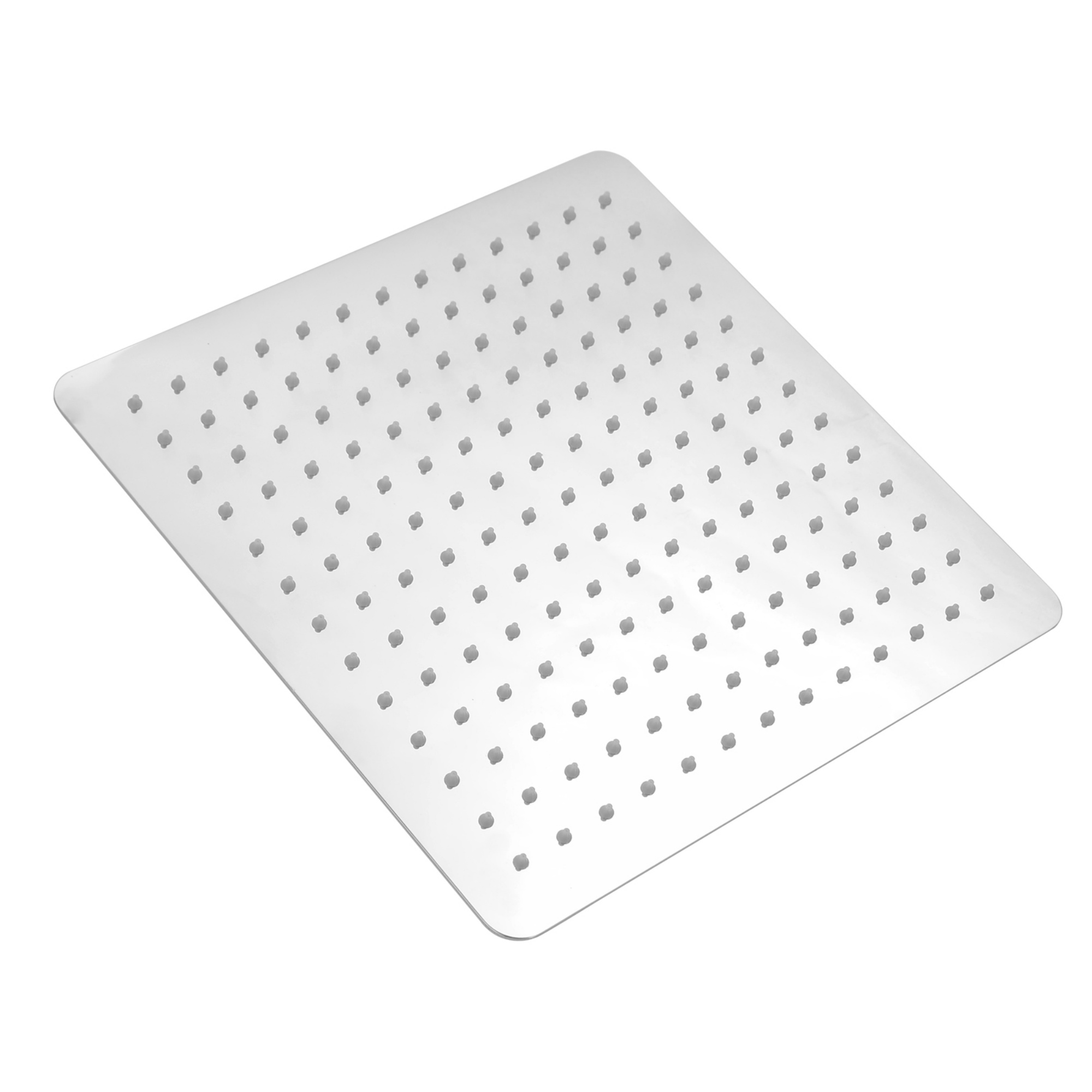 300mm 12'' Square Stainless Steel Overhead Rain Shower Head Bathroom 360° Swivel Shower Rose Silver/Black