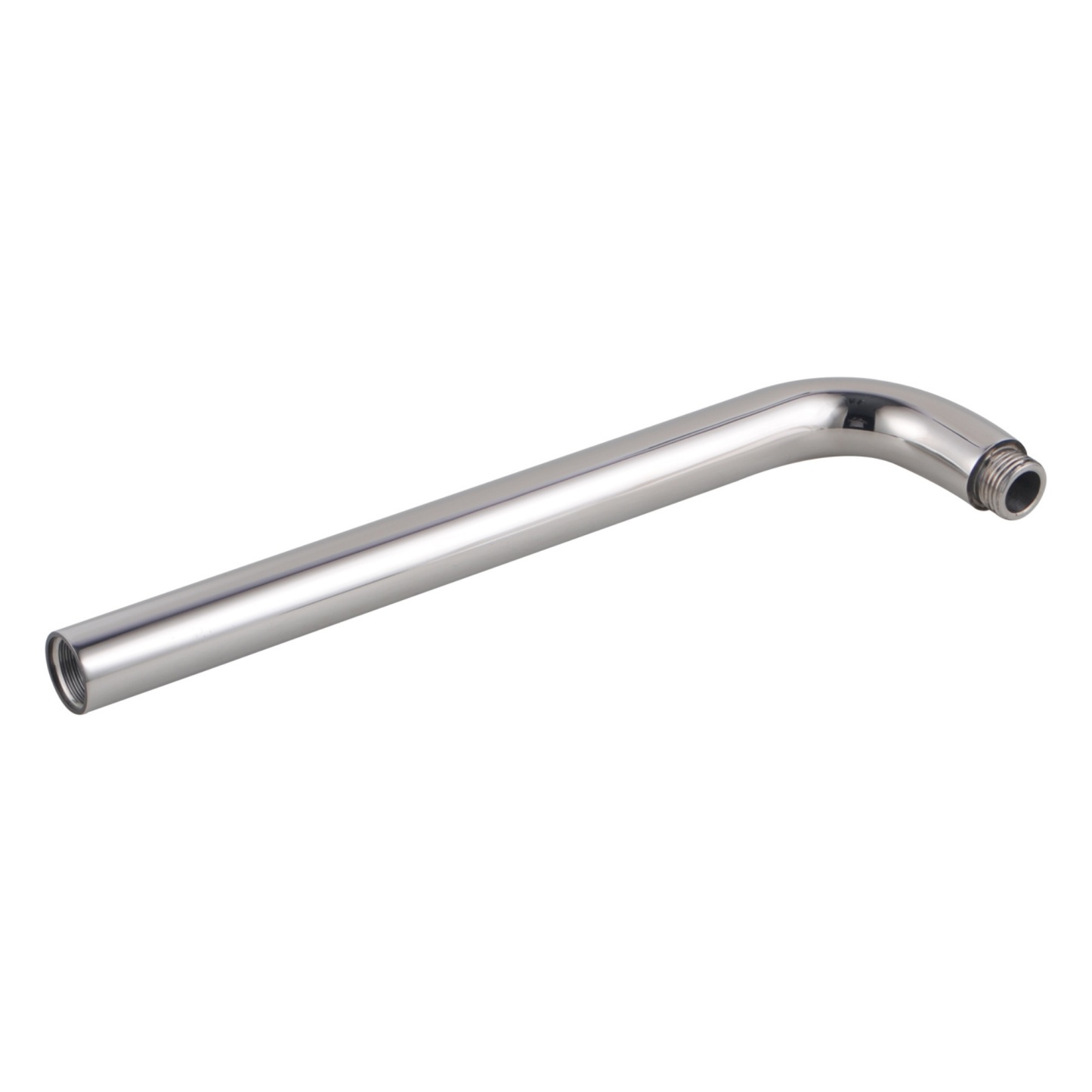 400mm Bathroom Round Stainless Steel Wall Mounted Extension Shower Arm For Rainfall Shower Head Chrome/Black