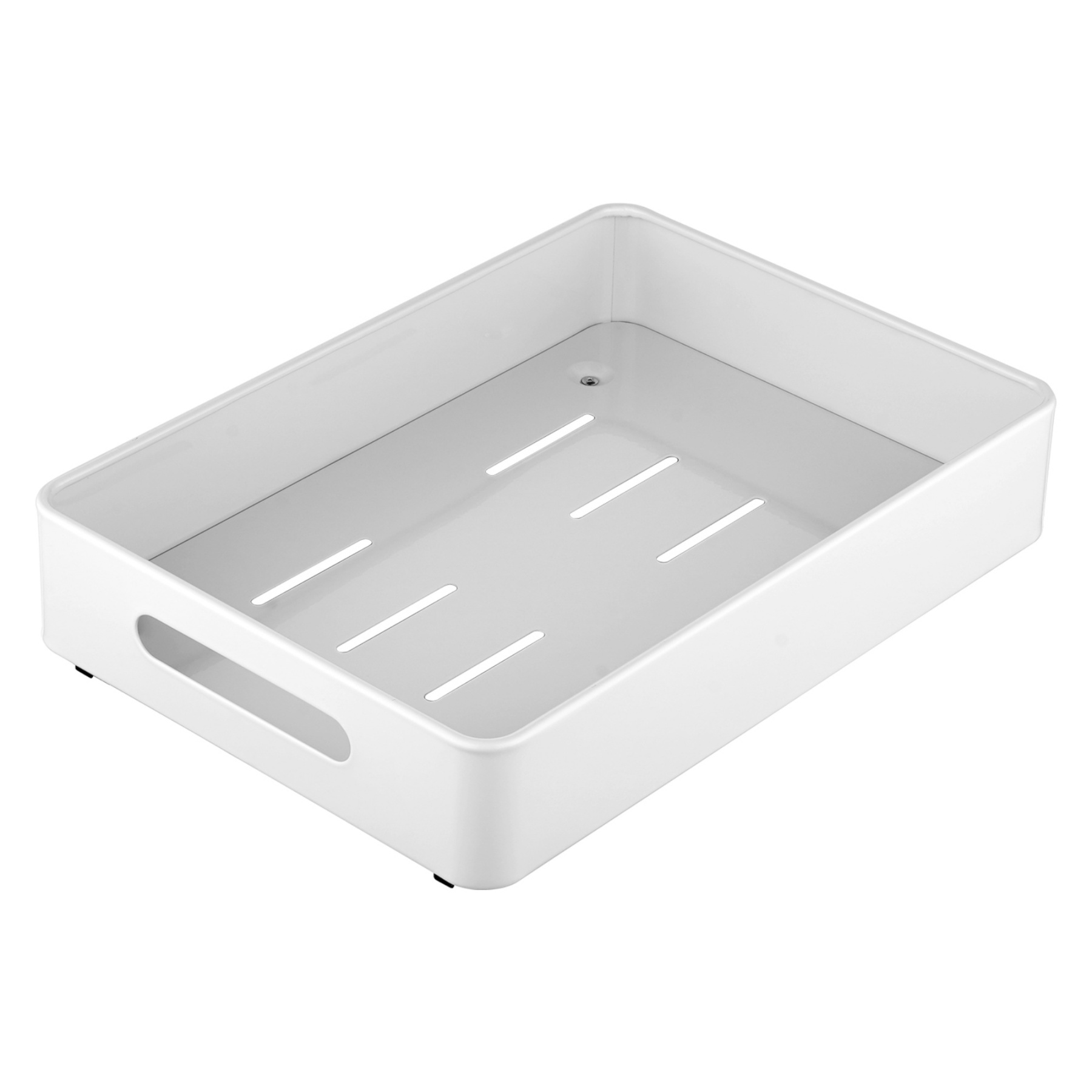 Kitchen Under Sink Pull-Out Cabinet Tray Sliding Storage Drawer Shelf Rack White/Black