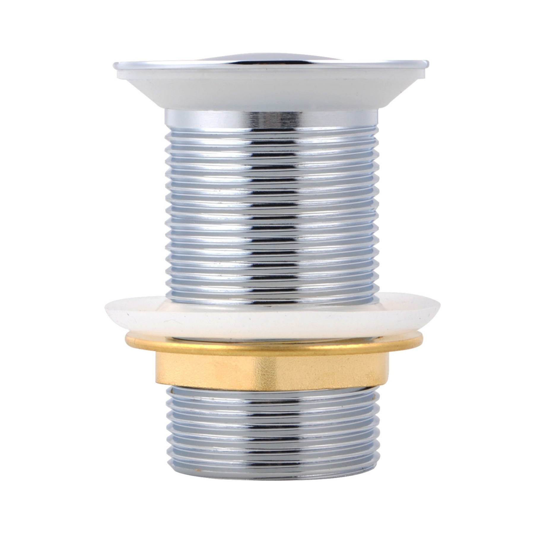 32mm Round Basin Sink Pop Up Waste Non Overflow Bathroom Vanity Drain Plug 40mm Adapter Chrome/Matte Black/Brushed Yellow Gold