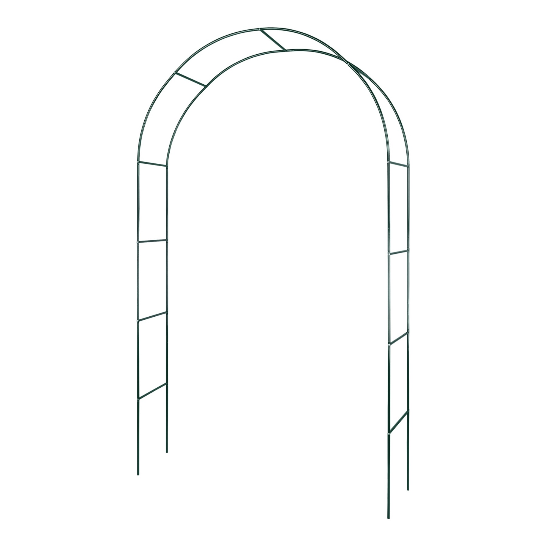 Wedding Garden Arch Without Base Party Balloon Flower Decoration Archway Climbing Plants Arbour Vine Stand Trellis White/Black/Dark Green