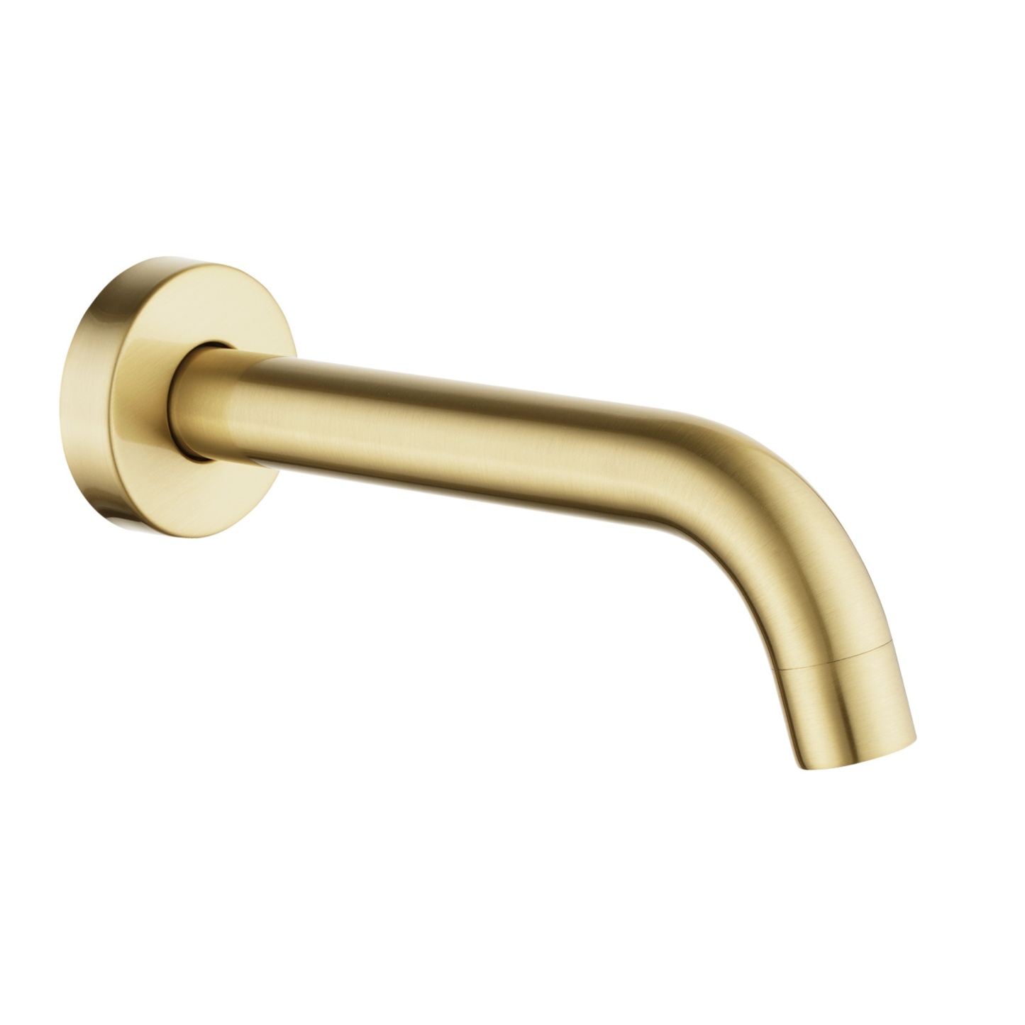 Round Brass Bathroom Basin Sink Vanity Wall Mounted Outlet Bathtub Shower Water Spout Chrome/Black/Brushed Yellow Gold