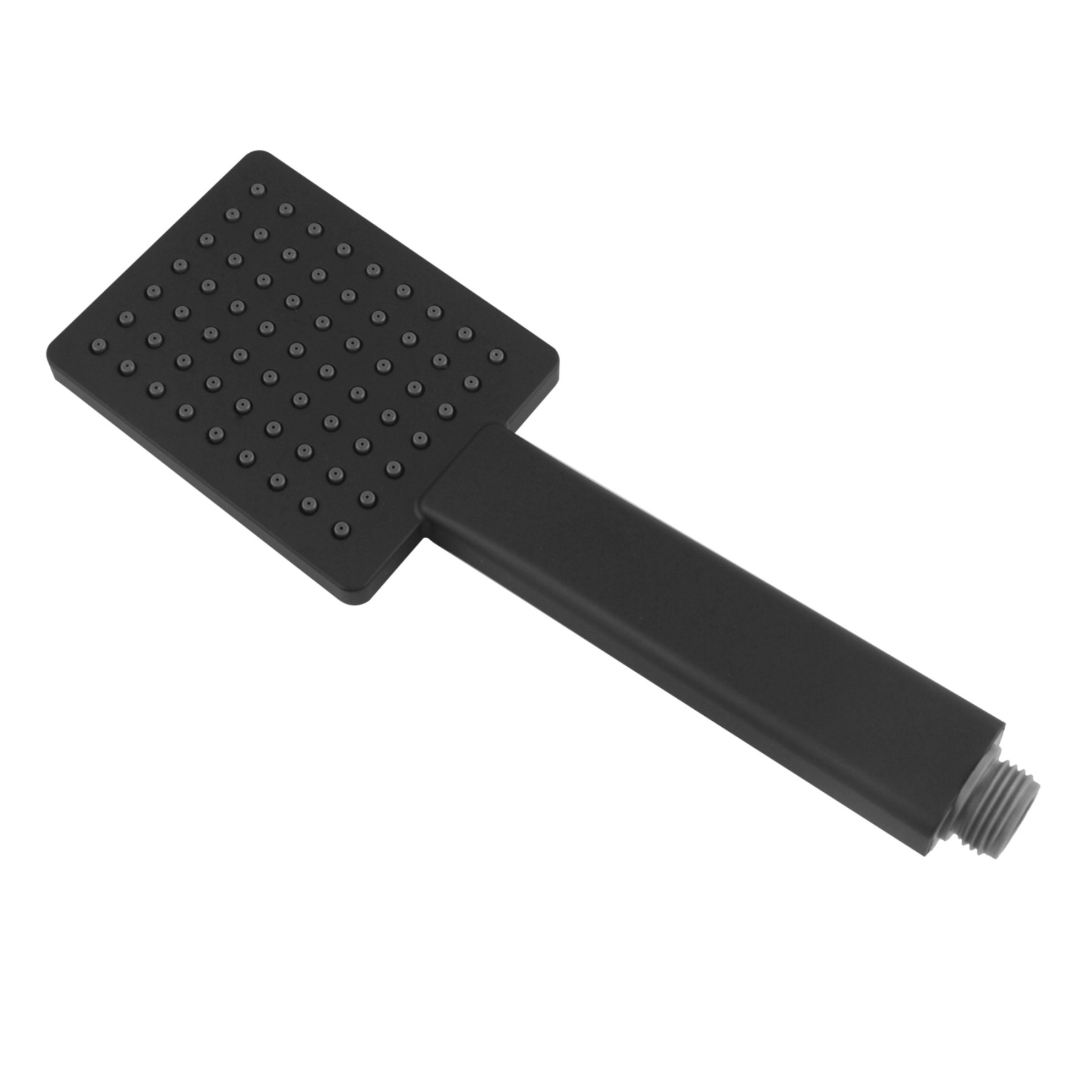 Bathroom Square Handheld Shower Head Bath Handle Rainfall Spray Rose Chrome/Matte Black