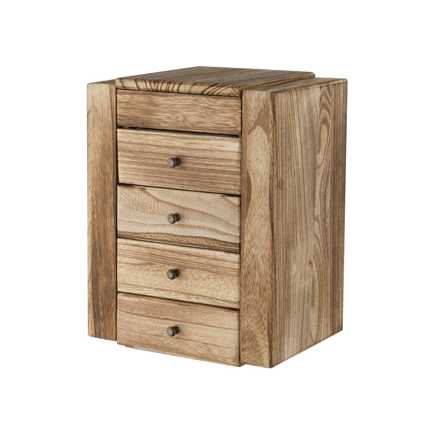 Large Capacity Wooden Jewellery Storage Box Rings Holder Necklaces Earrings Organizer Cabinet