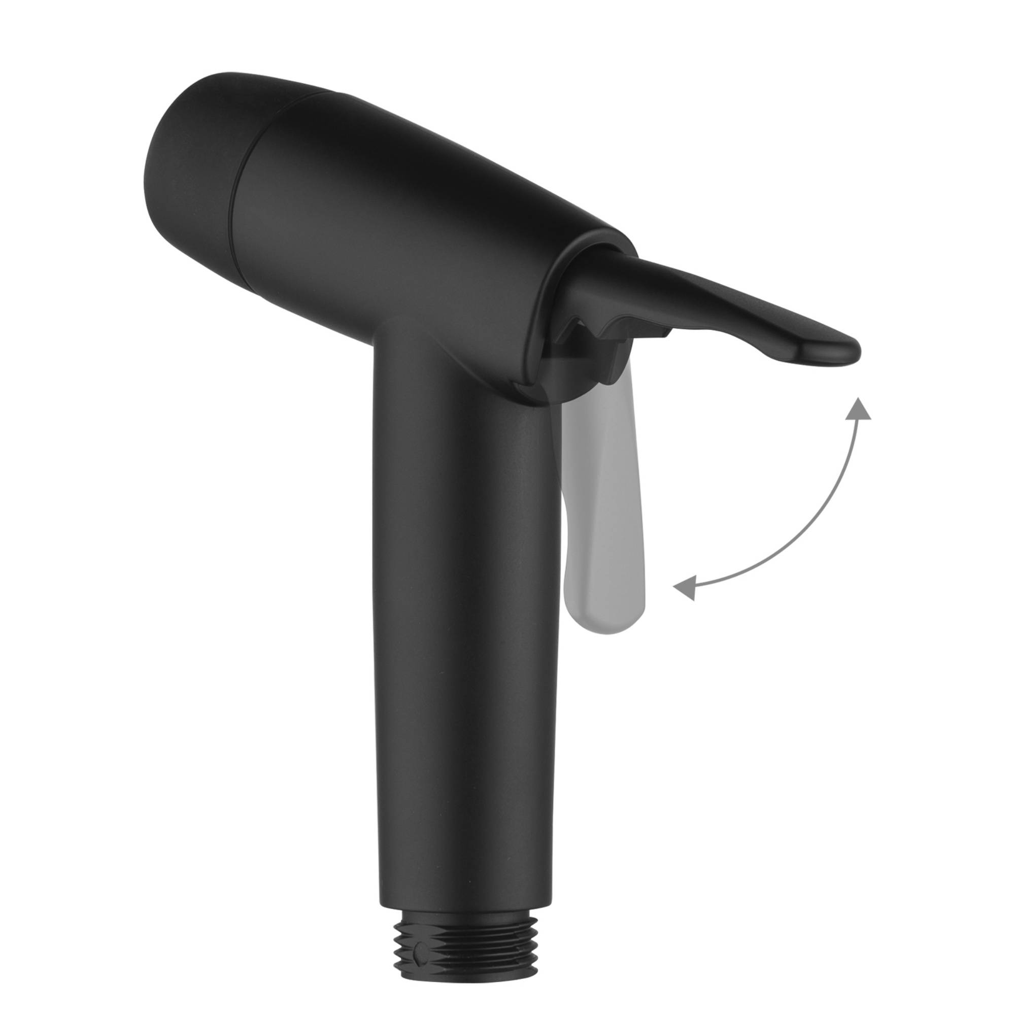 2 Function Handheld Bidet Sprayer Set Toilet Shattaf Shower Head Jet Douche Kit 1.2m Water Hose Chrome/Black