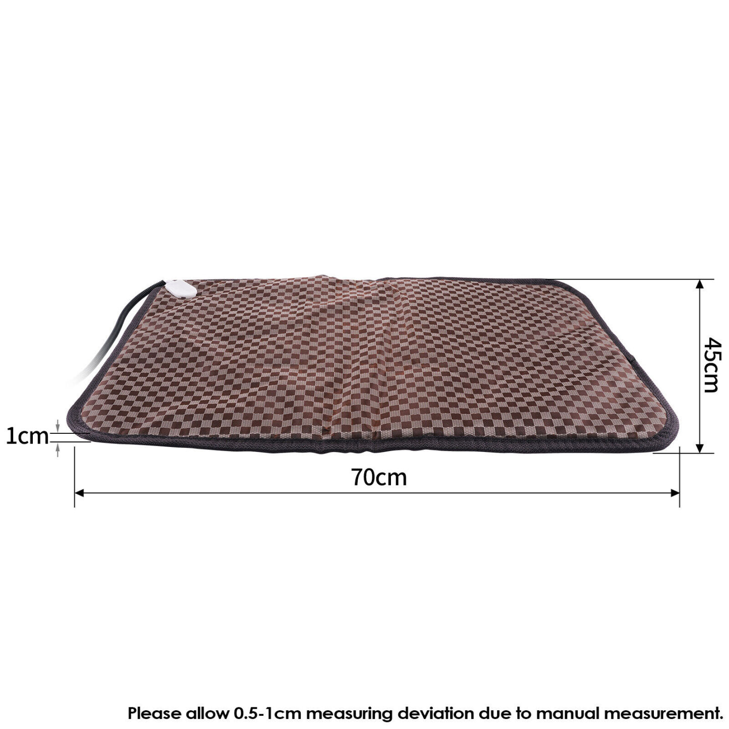 45x70cm Waterproof Electric Pet Heat Mat Heated Pad Dog Cat Heating Blanket Bed