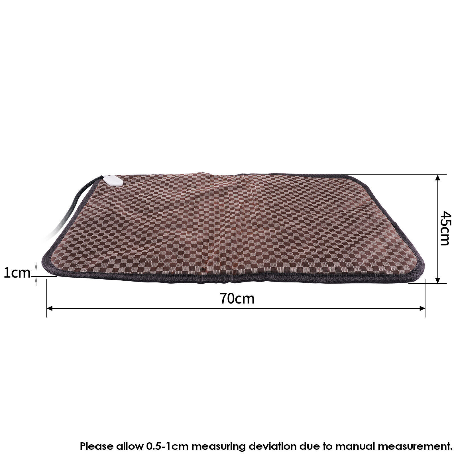 45x70cm Waterproof Electric Pet Heat Mat Heated Pad Dog Cat Heating Blanket Bed