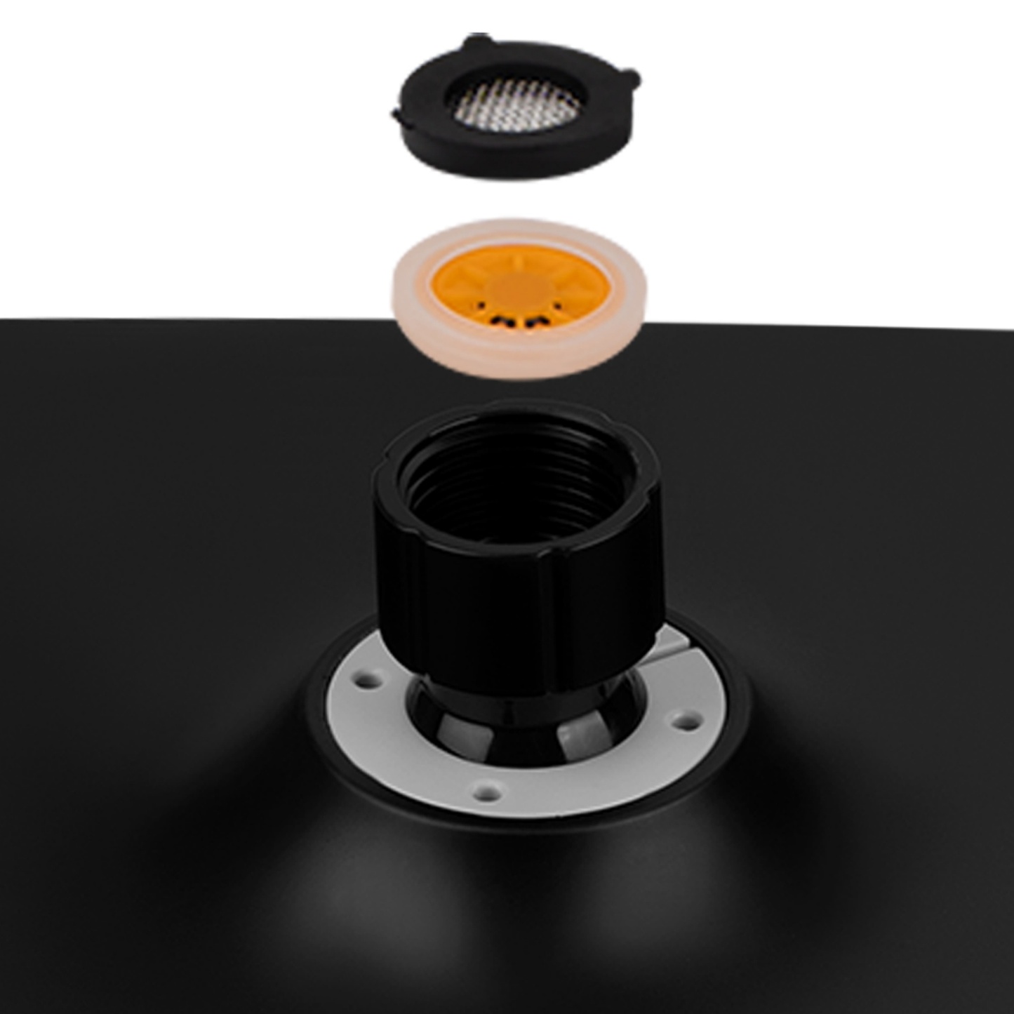 12'' 300mm Rectangular Rainfall Shower Head Bathroom Plastic Shower Head Rose