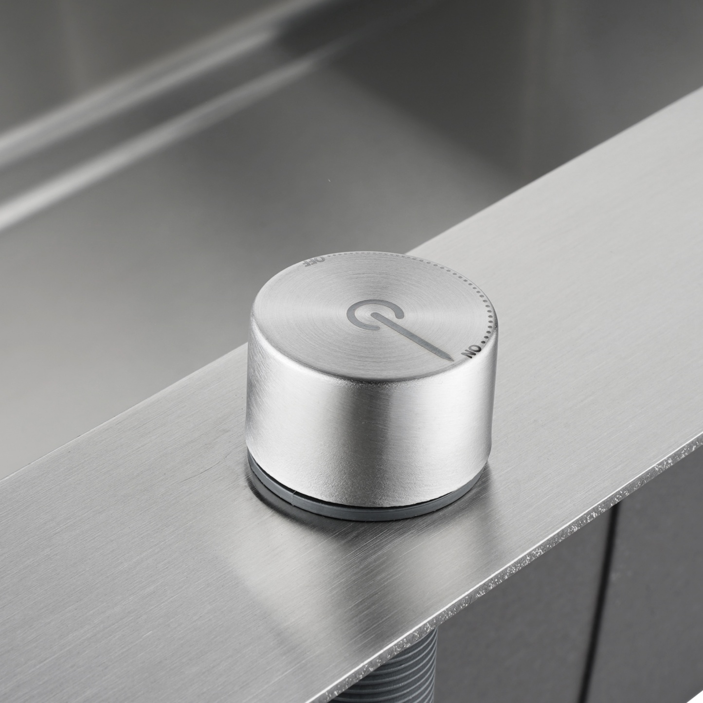 Stainless Steel Single Bowl Counter Top Control Kitchen Sink Smart Drainage Detachable Colander Satin Brush/Dark Grey/Yellow Gold