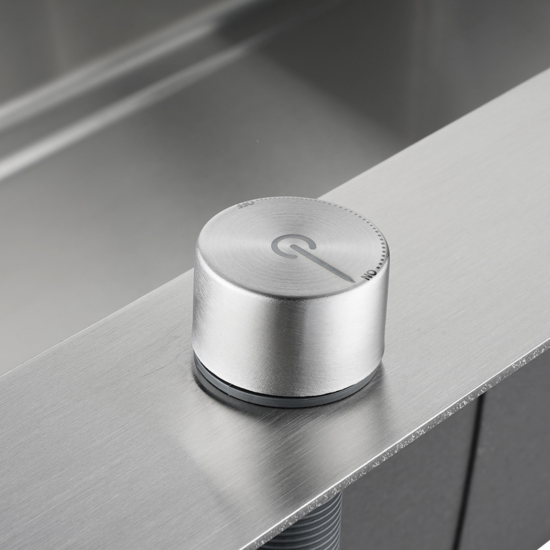 Stainless Steel Single Bowl Counter Top Control Kitchen Sink Smart Drainage Detachable Colander Satin Brush/Dark Grey/Yellow Gold