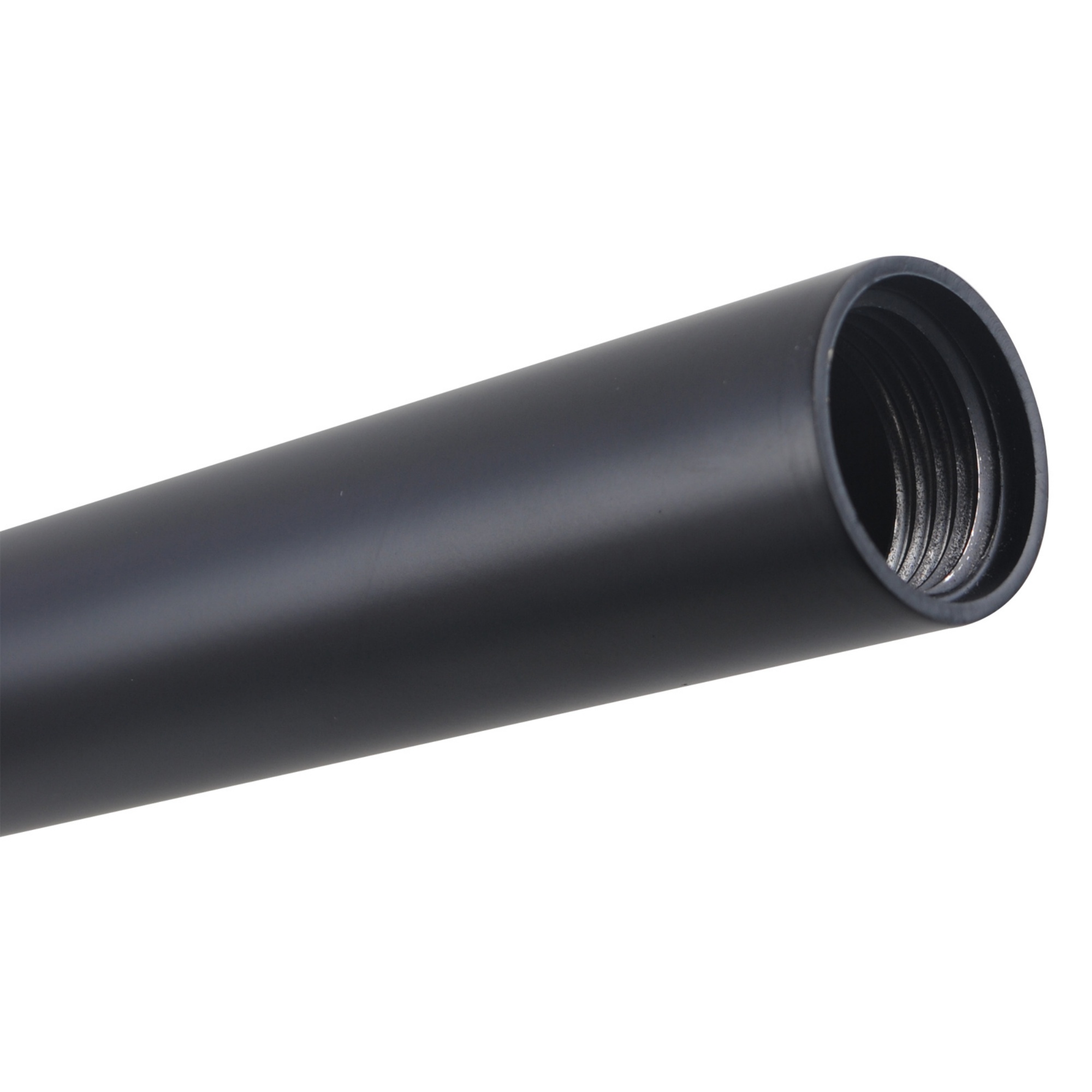 400mm Bathroom Round Stainless Steel Wall Mounted Extension Shower Arm For Rainfall Shower Head Chrome/Black