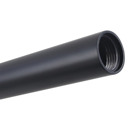 400mm Bathroom Round Stainless Steel Wall Mounted Extension Shower Arm For Rainfall Shower Head Chrome/Black