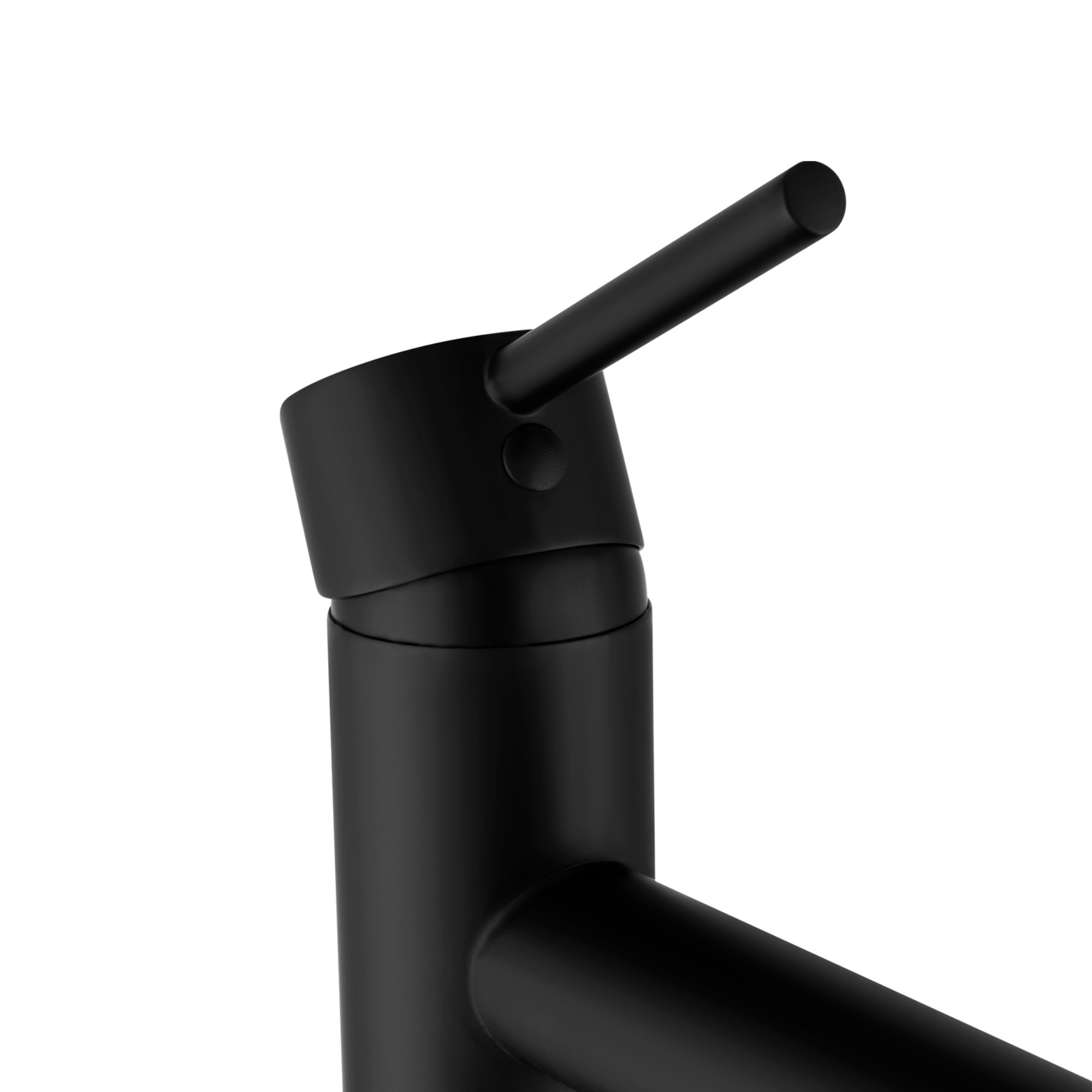 Round Tall Bath Basin Mixer Tap Bathroom Laundry Sink Vanity Counter Top Flick Faucet Chrome/Matte Black