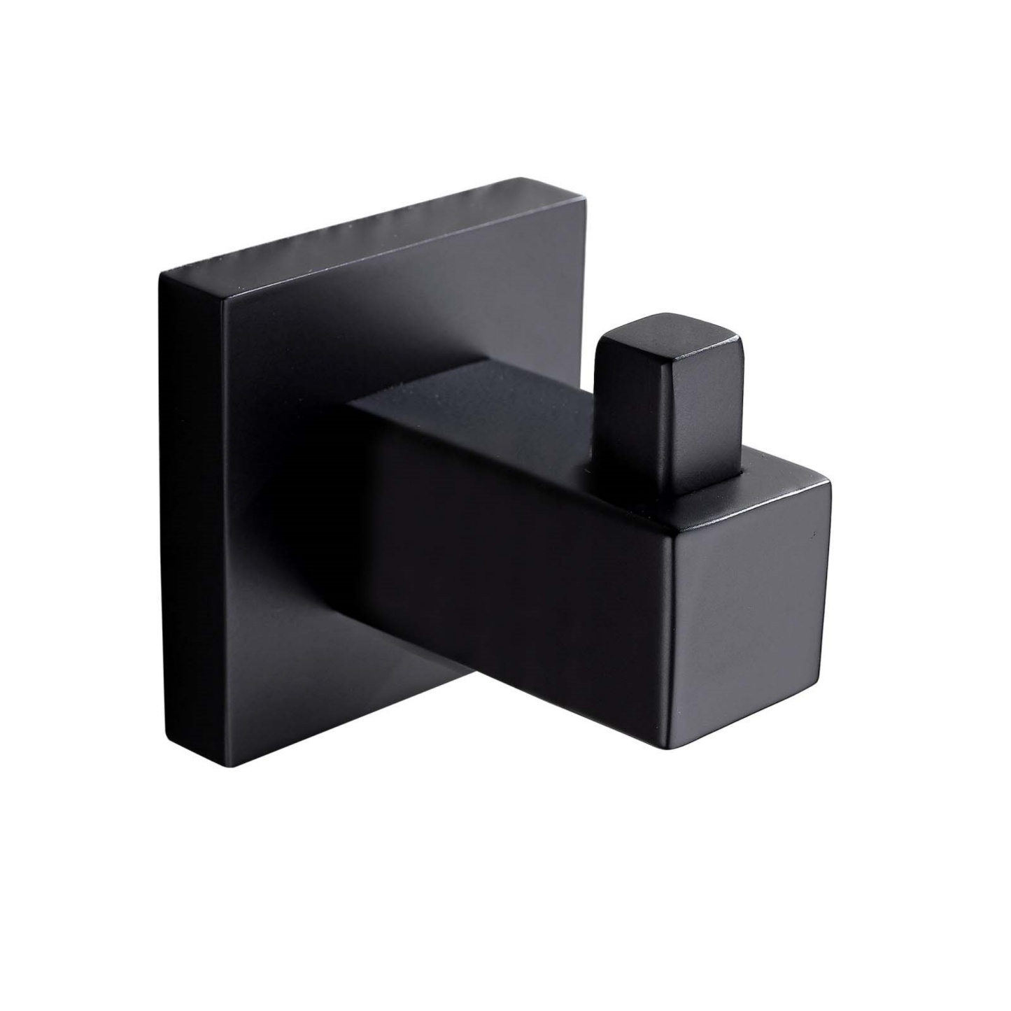 Square 304 Stainless Steel Robe Hook Wall Mounted Towel Cloth Holder Hanger Hook Chrome/Black