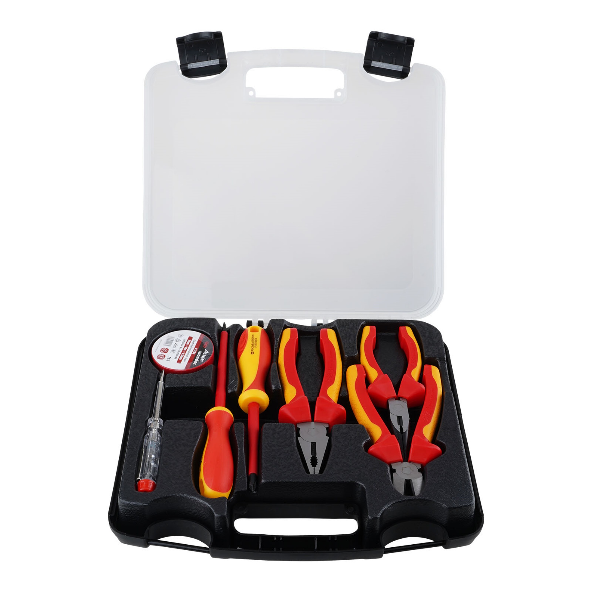 7PCs Insulated Electrician Tools Set Portable Linesman Pliers Screwdrivers Hand Tools Kit 1000V Vde