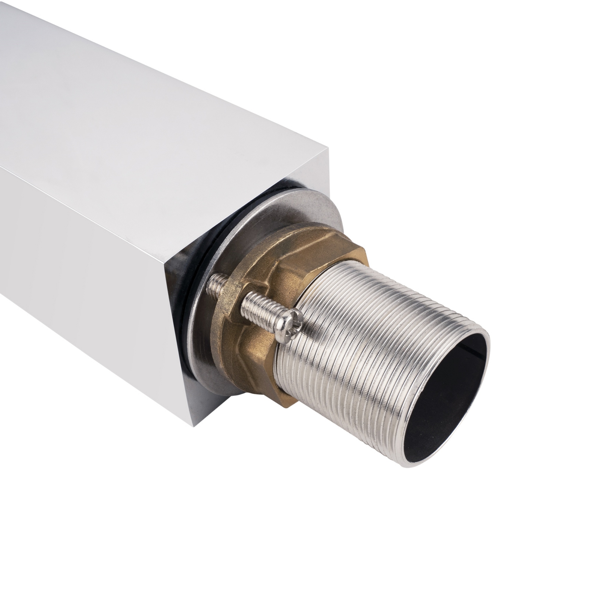 Bathroom Basin Square Tall Mixer Tap Laundry Sink Vanity Counter Top Waterfall Spout Faucet Chrome/Black