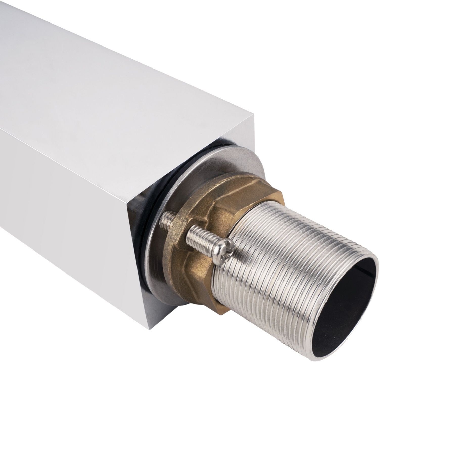 Bathroom Basin Square Tall Mixer Tap Laundry Sink Vanity Counter Top Waterfall Spout Faucet Chrome/Black