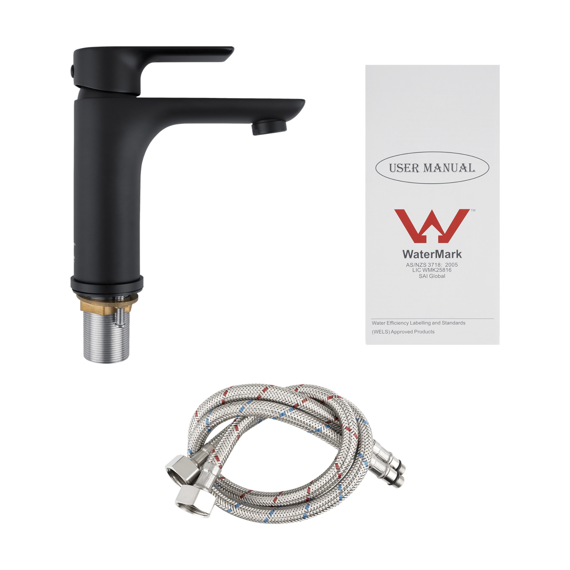 Brass Bathroom Basin Sink Mixer Tap Laundry Vanity Flick Spout Faucet Chrome/Black/White/Brushed Yellow Gold