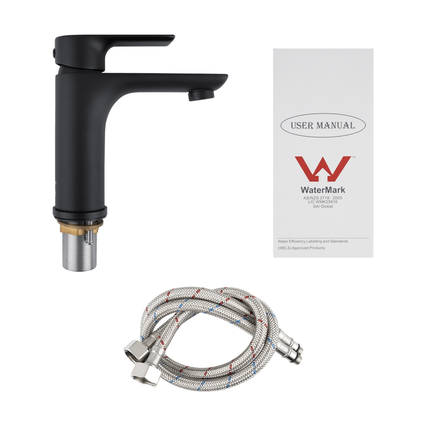 Brass Bathroom Basin Sink Mixer Tap Laundry Vanity Flick Spout Faucet Chrome/Black/White/Brushed Yellow Gold