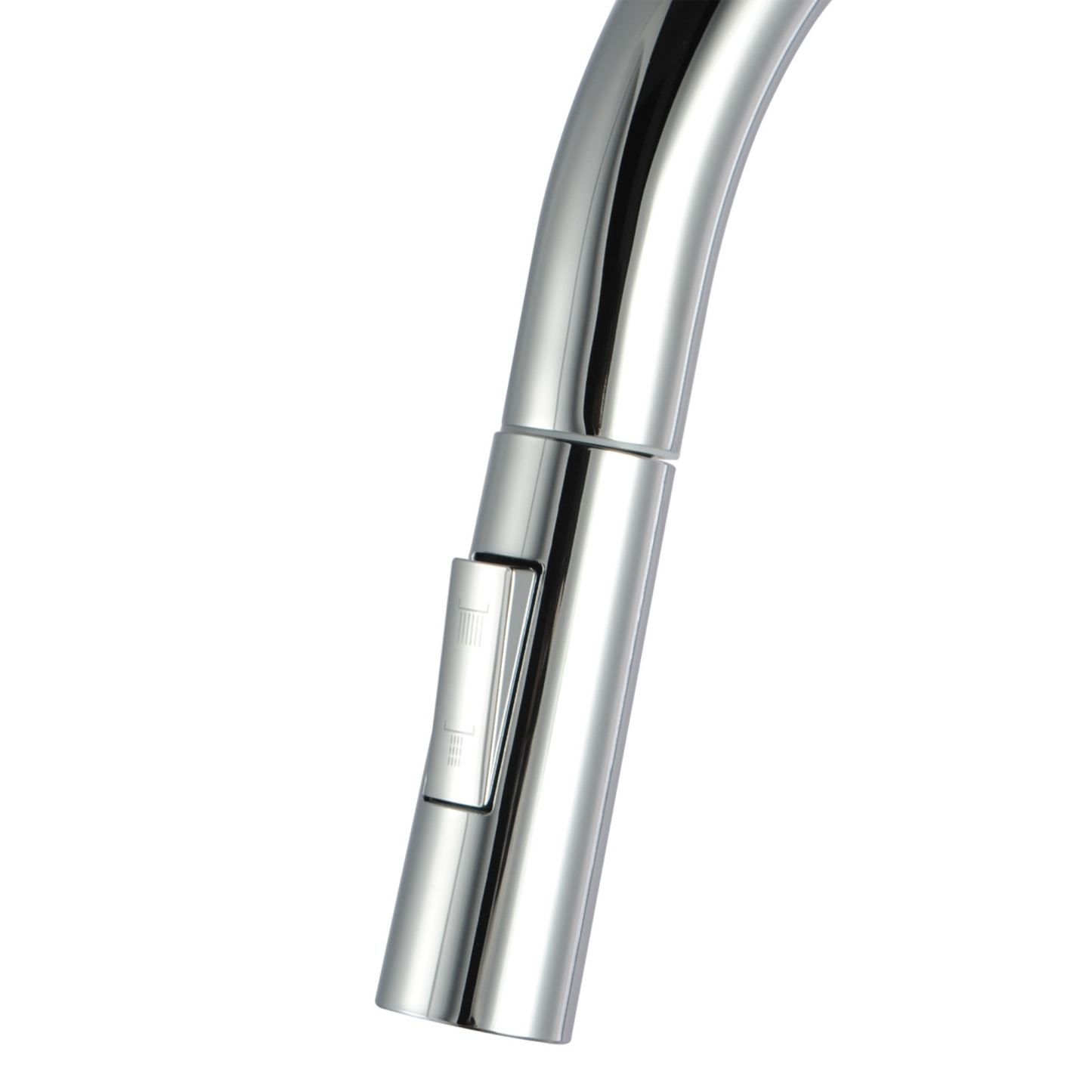 2 Functions Chrome Pull-Out Kitchen Sink Basin Mixer Tap Swivel Spout Faucet