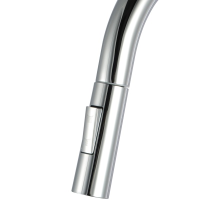 2 Functions Chrome Pull-Out Kitchen Sink Basin Mixer Tap Swivel Spout Faucet 