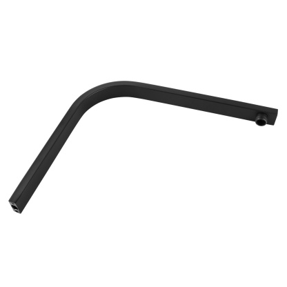 10“ Rectangle Rainfall Twin Shower Set Super Thin Overhead Shower Head 3 Function Hand-held Shower Rose Gooseneck Shower Arm Chrome/Black