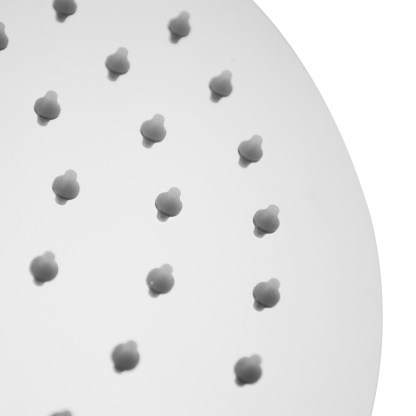 10'' 250mm Round Stainless Steel Super Thin Overhead Shower Head Bathroom Swivel Rainfall Shower Rose Chrome/Black