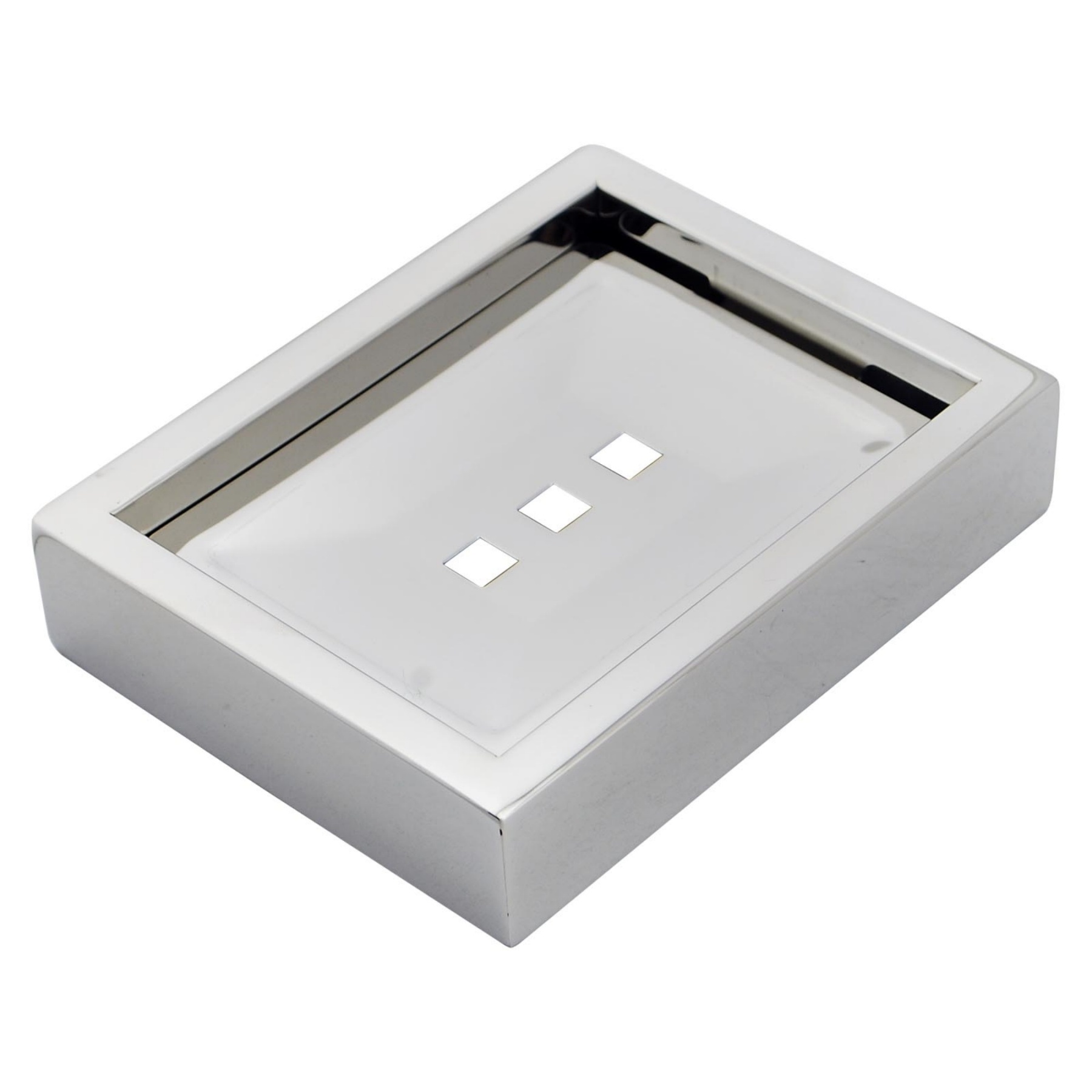 Square Stainless Steel Wall Mounted Bathroom Laundry Wash Shower Soap Dish Tray Holder Chrome/Nero Black/Brushed Gold