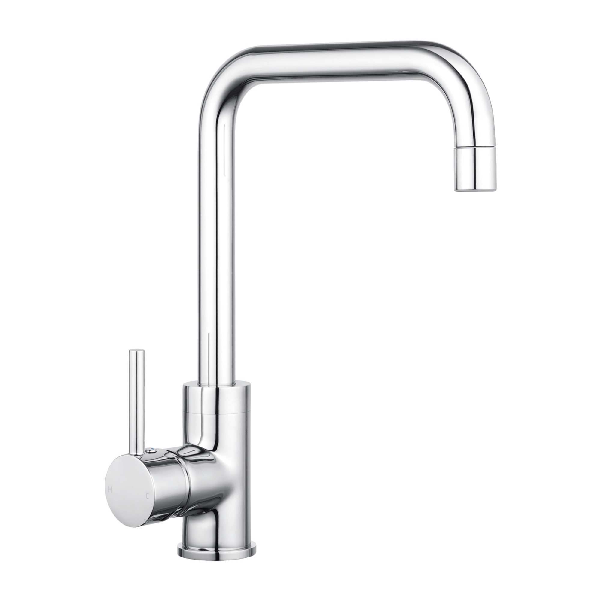 360° Swivel Round Brass Gooseneck Kitchen Sink Mixer Tap Laundry Basin Vanity 2 Mode Spray Spout Faucet Chrome/Yellow Gold