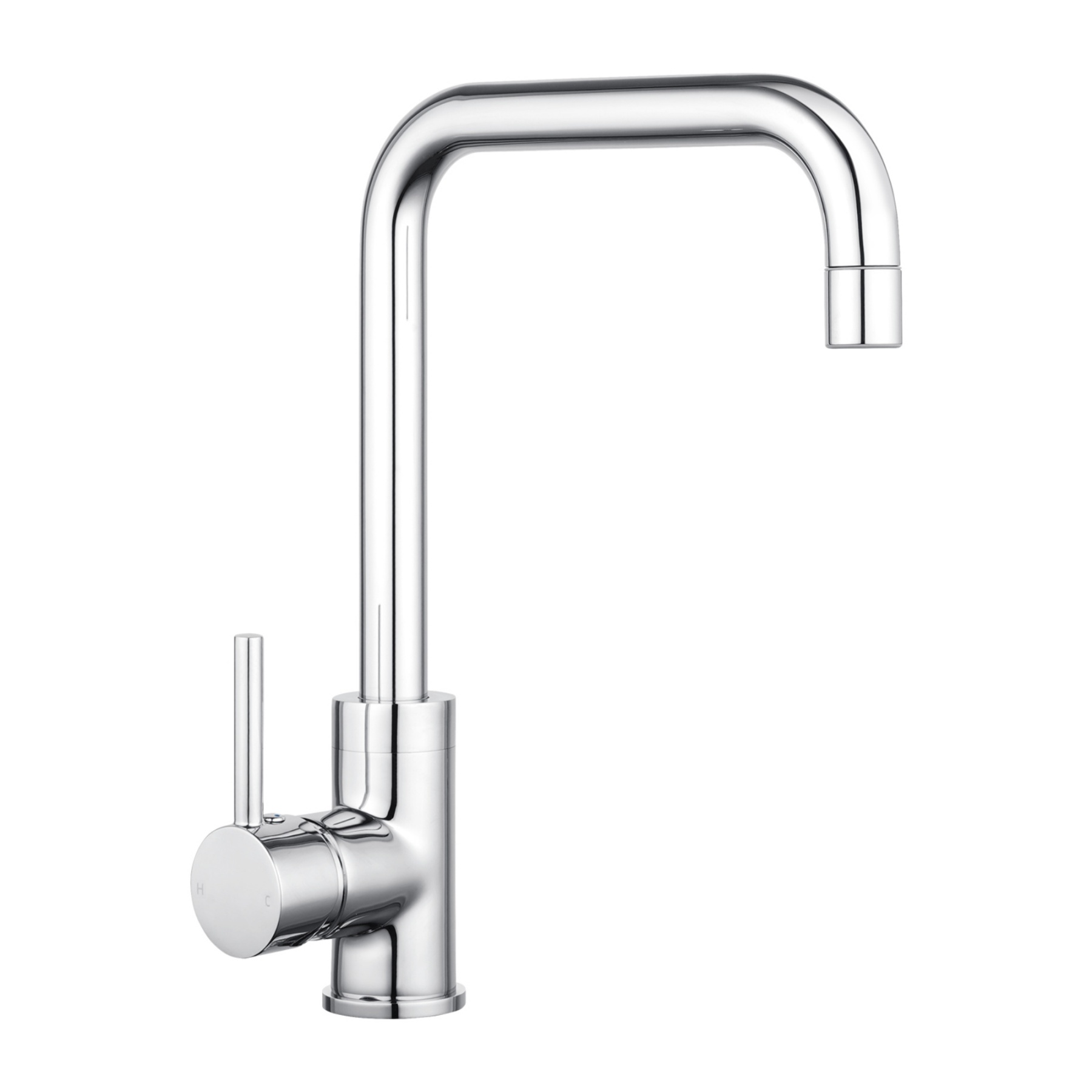 360° Swivel Round Brass Gooseneck Kitchen Sink Mixer Tap Laundry Basin Vanity 2 Mode Spray Spout Faucet Chrome/Yellow Gold