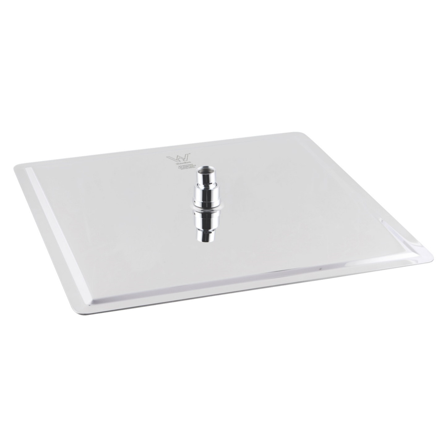 400mm 16'' Bathroom Square Stainless Steel Overhead Shower Head Super Thin Rainfall Bath Rose Black/Chrome