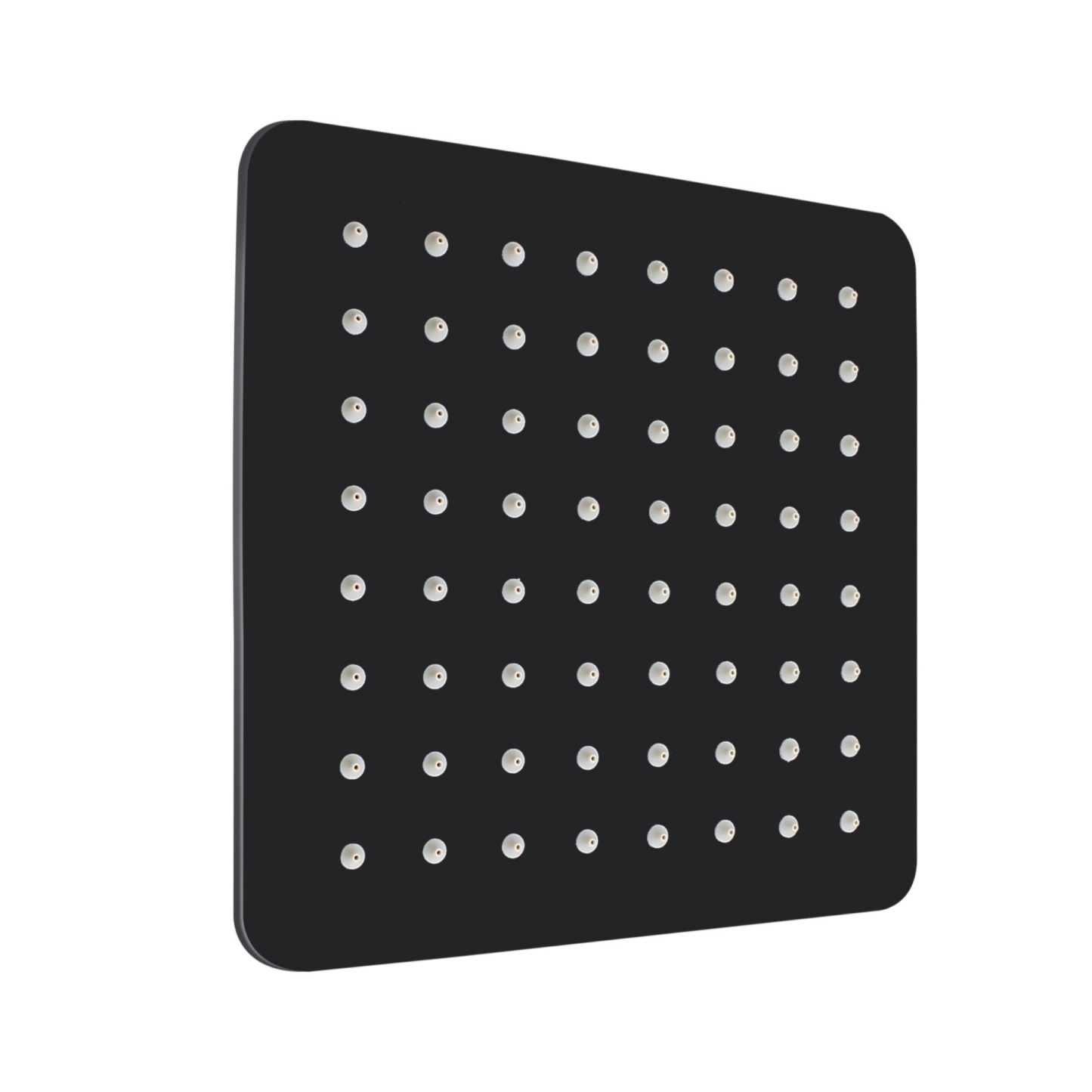 200mm 8'' Stainless Steel Square Thin Overhead Shower Head Bathroom Rainfall Shower Rose Chrome/Matte Black