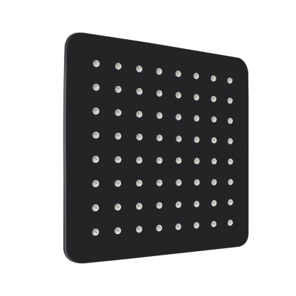 200mm 8'' Stainless Steel Square Thin Overhead Shower Head Bathroom Rainfall Shower Rose Chrome/Matte Black